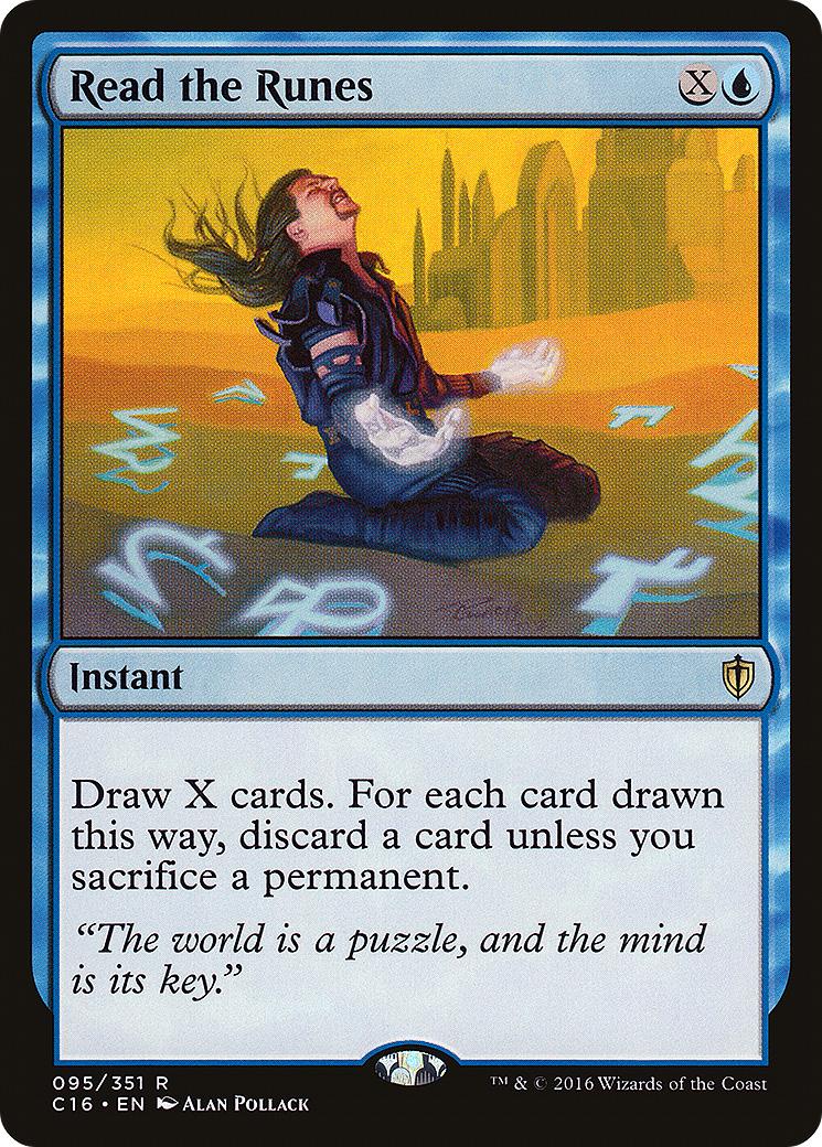 Lire les runes (C16-095) - Commander 2016
