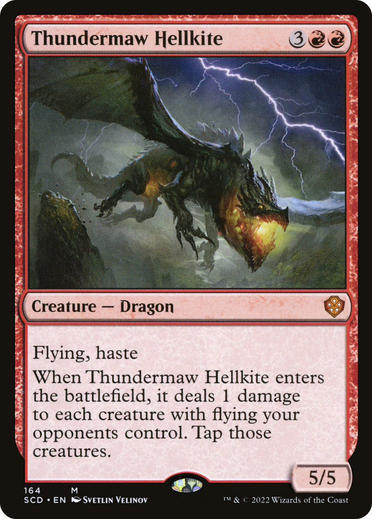 Thundermaw Hellkite (SCD-164) - Starter Commander Decks
