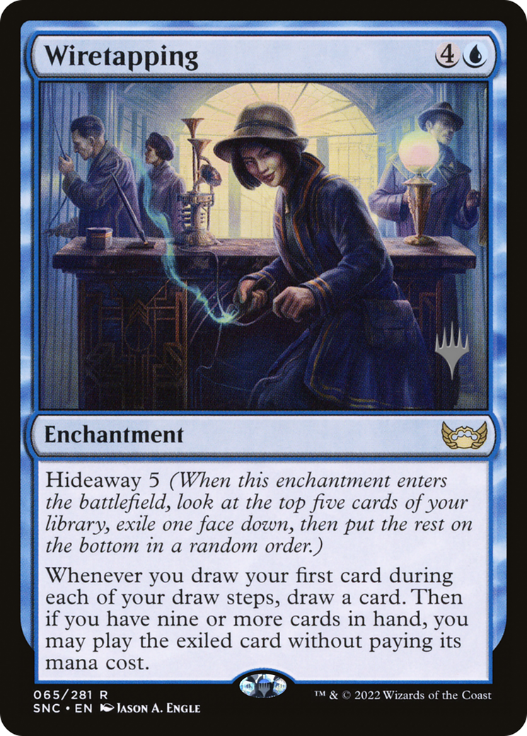 Wiretapping (PPSNC-65P) - Streets of New Capenna Promos