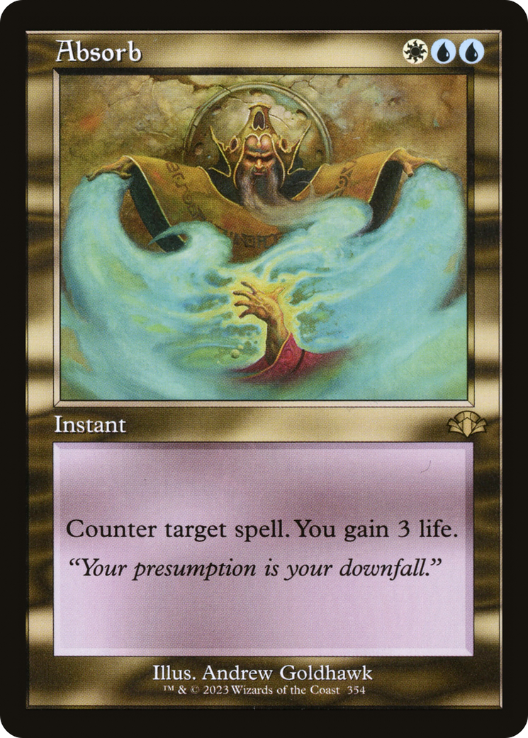 Absorb (Retro Frame) (DMR-354) - Dominaria Remastered