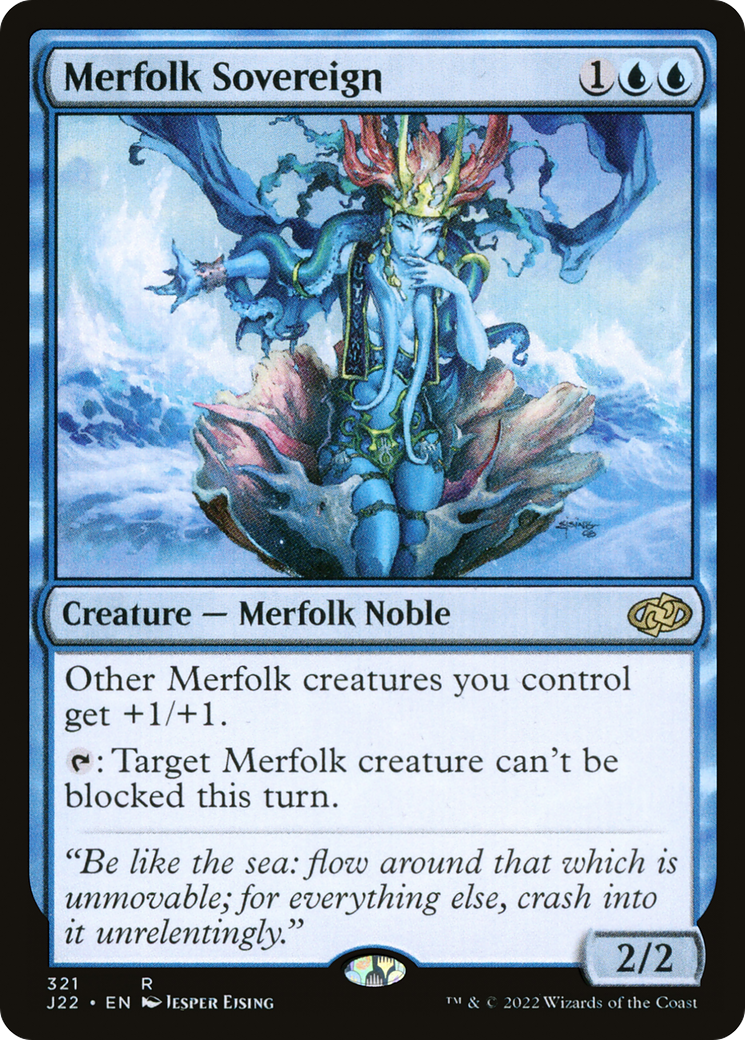 Souverain des Merfolk (J22-321) - Jumpstart 2022