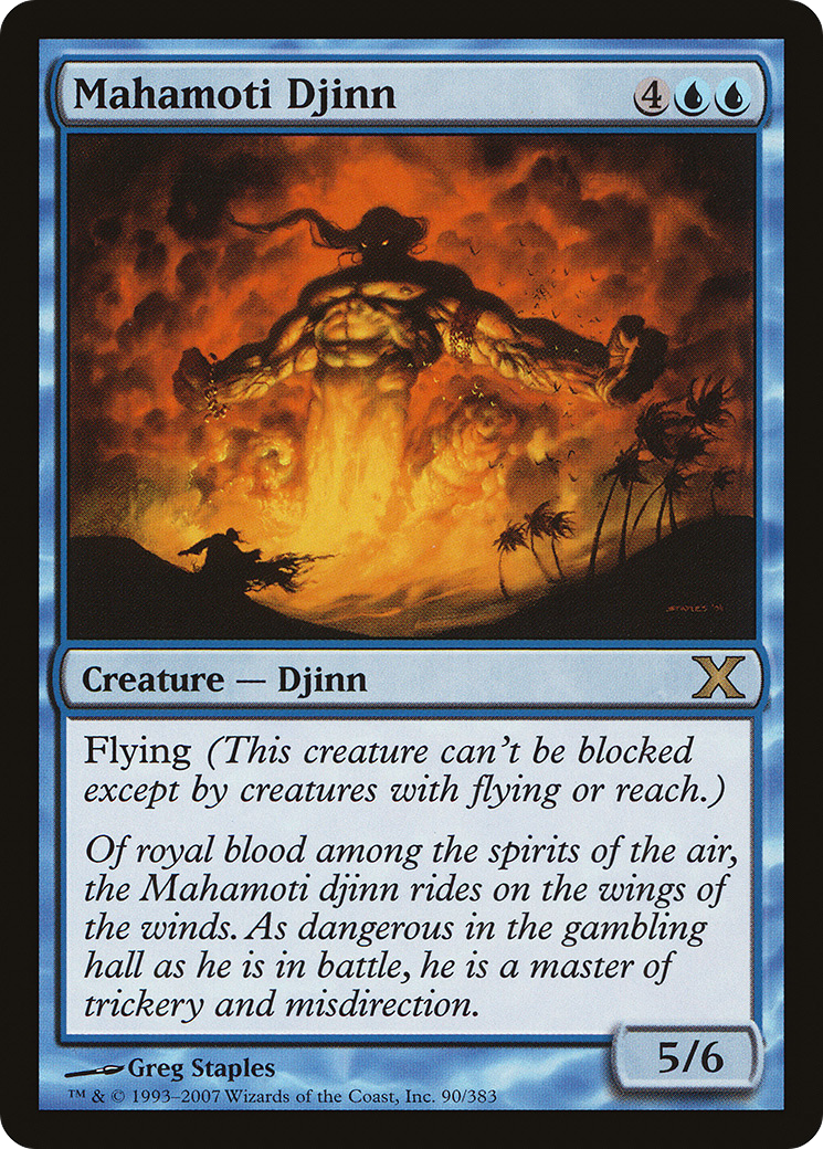 Mahamoti Djinn (10E-090) - Tenth Edition