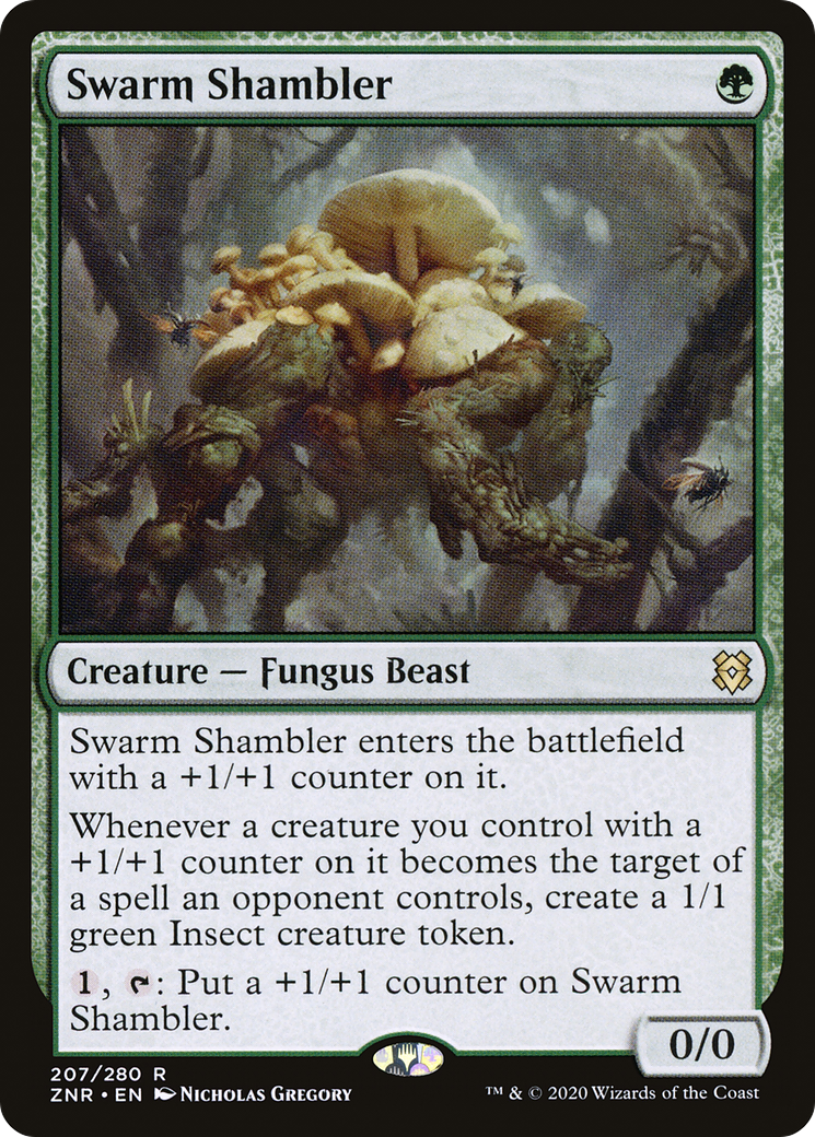 Swarm Shambler (ZNR-207) - Feuille montante de Zendikar