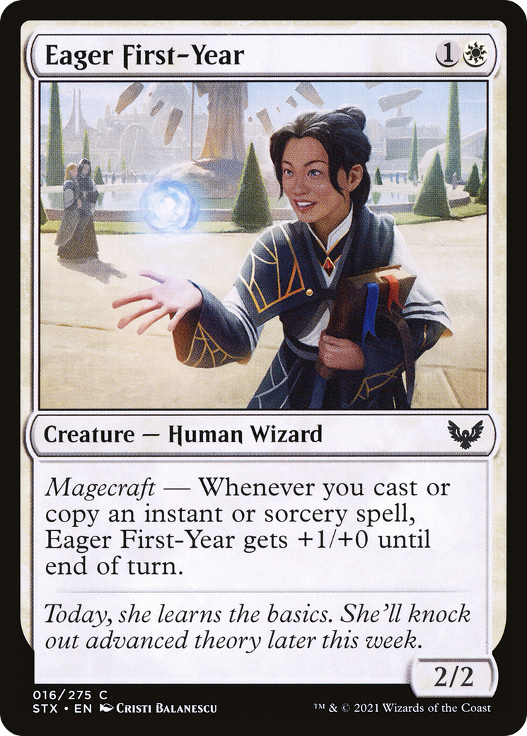 Eager First-Year (STX-016) - Strixhaven: School of Mages Foil