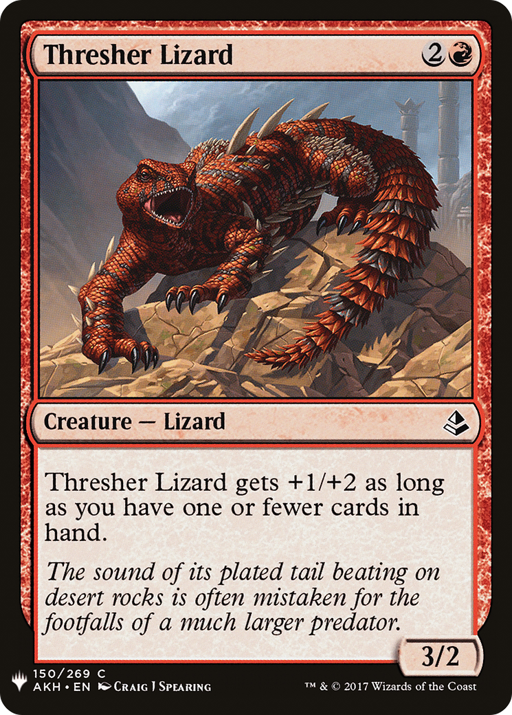 Thresher Lizard (LIST-150) - The List