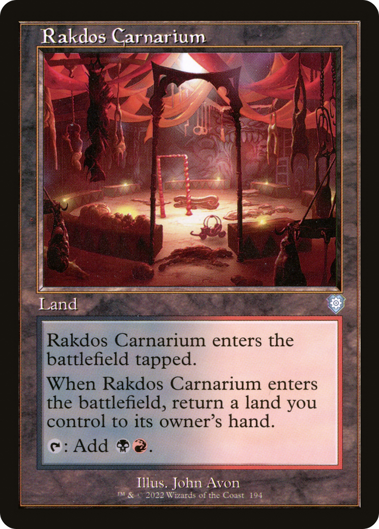 Rakdos Carnarium (BRC-194) - Le commandant de guerre des Frères