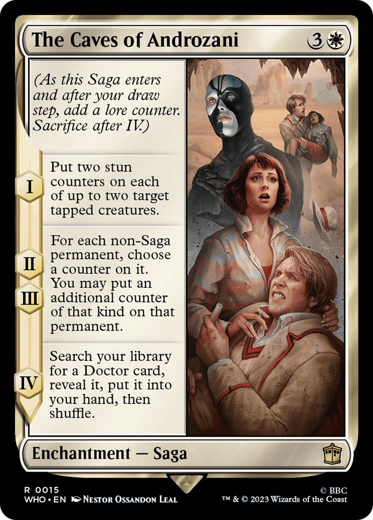 Les Grottes d'Androzani (WHO-015) - Doctor Who Foil