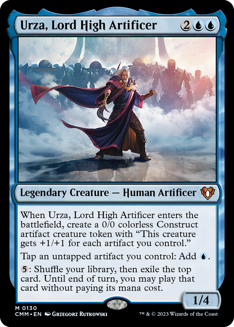 Urza, Seigneur Grand Artificier (CMM-130) - Commandant Masters Foil