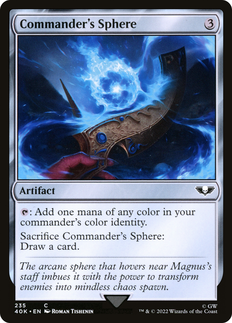 Sphère du commandant (40K-235) - Commandant Warhammer 40,000