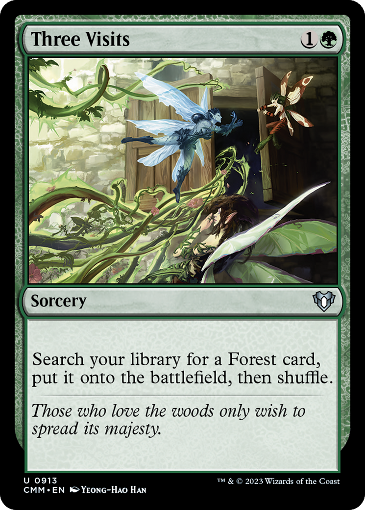 Three Visits (CMM-913) - Commander Masters