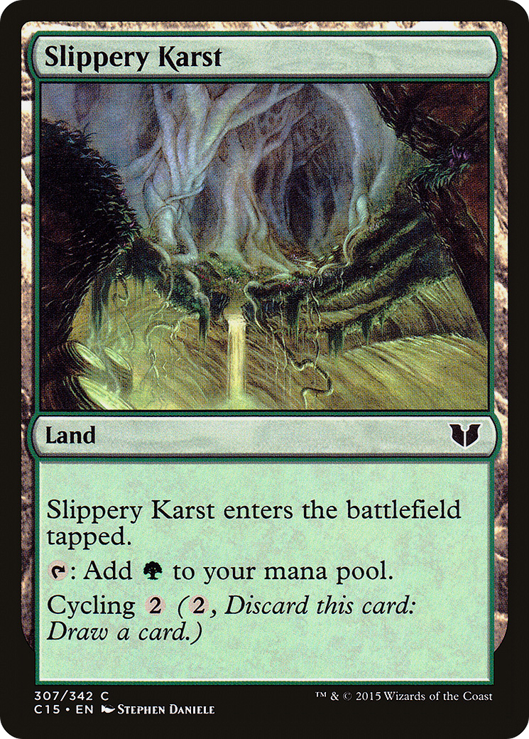 Karst glissant (C15-307) - Commander 2015