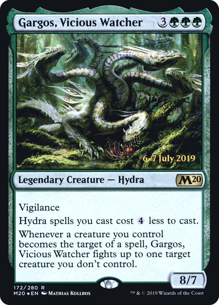 Gargos, Vicious Watcher (PRE-172) - Core Set 2020 Promos Foil