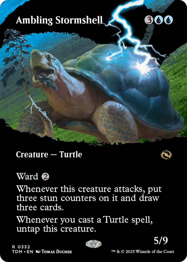 Carapace de tempête ambulante (sans bordure) (TDM-332) - Tarkir : Dragonstorm Foil