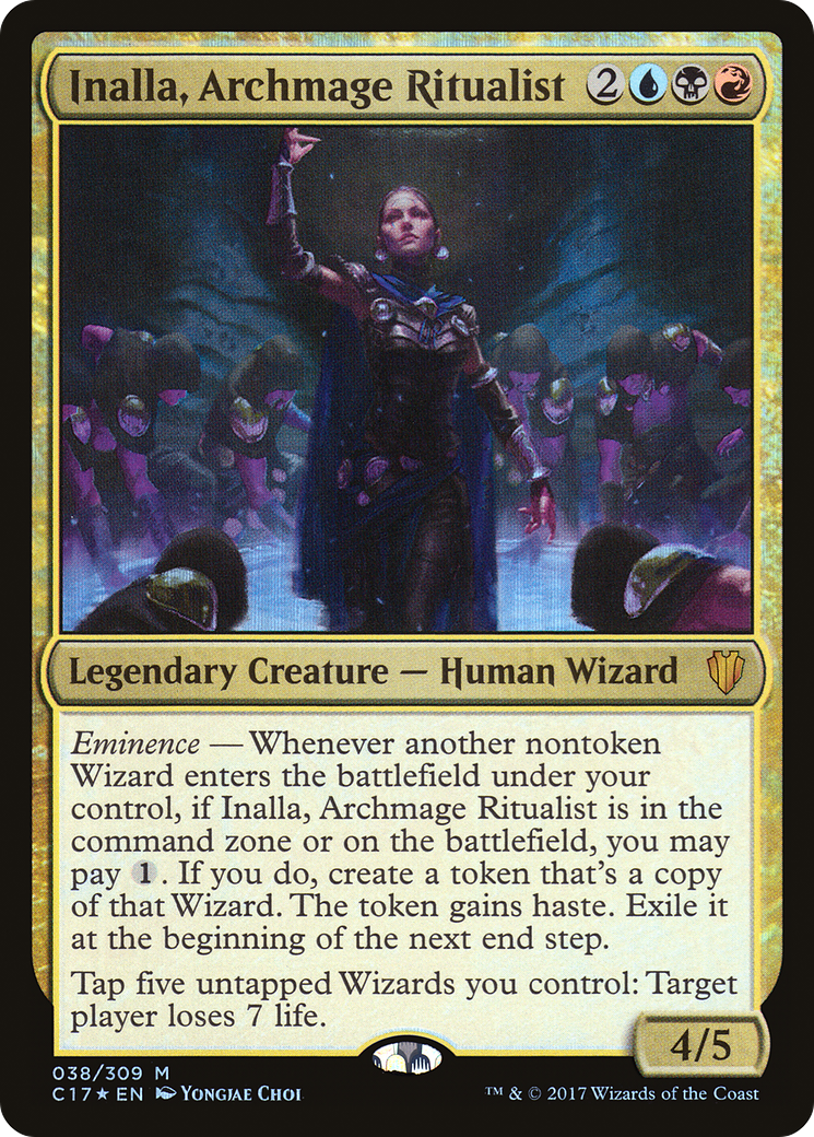 Inalla, Archmage Ritualist (C17-038) - Commander 2017 Foil