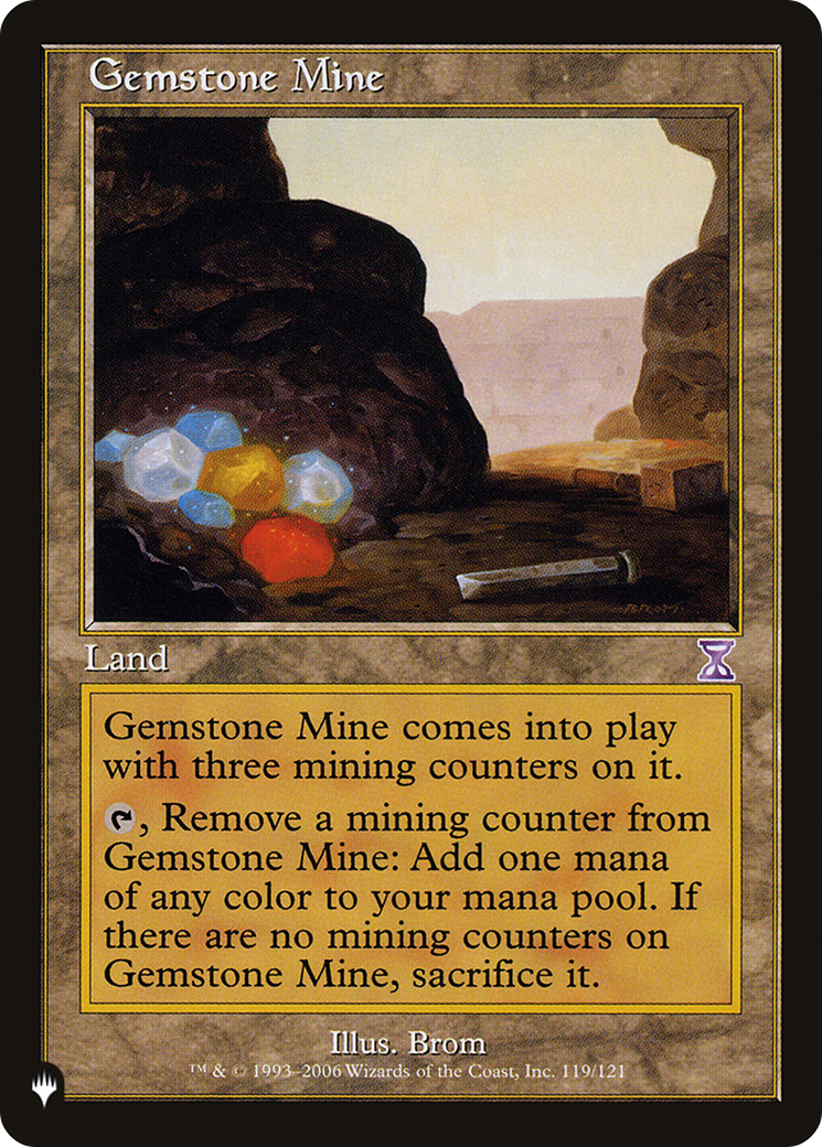 Gemstone Mine (LIST-119/121) - The List