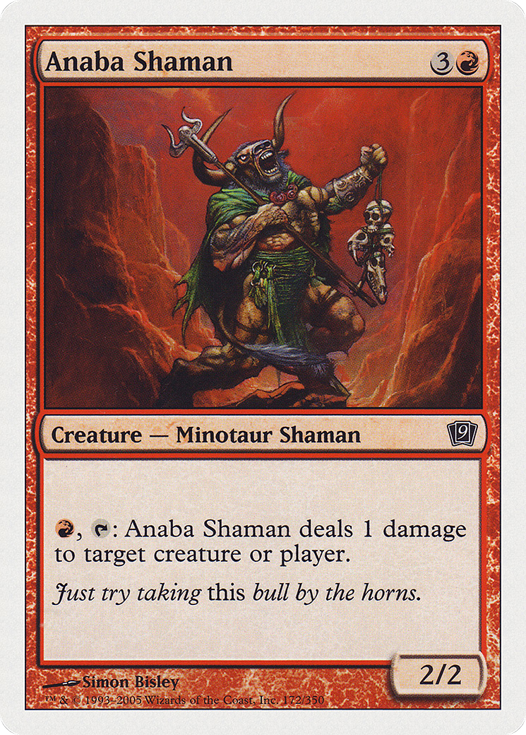 Anaba Shaman (9ED-172) - Neuvième édition