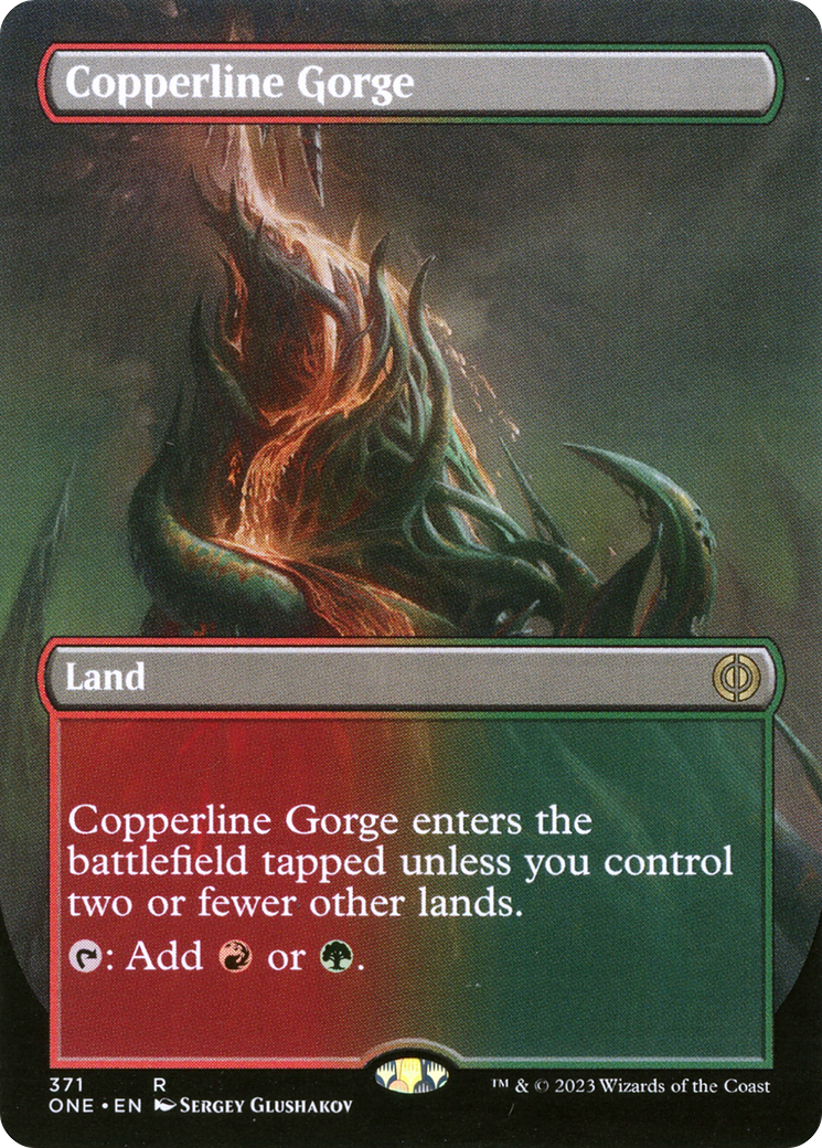 Copperline Gorge (ONE-371) - Phyrexia : Tous ne feront qu'un (sans bordure)