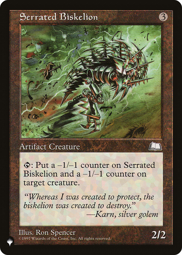 Serrated Biskelion (LIST-WTH-156) - The List