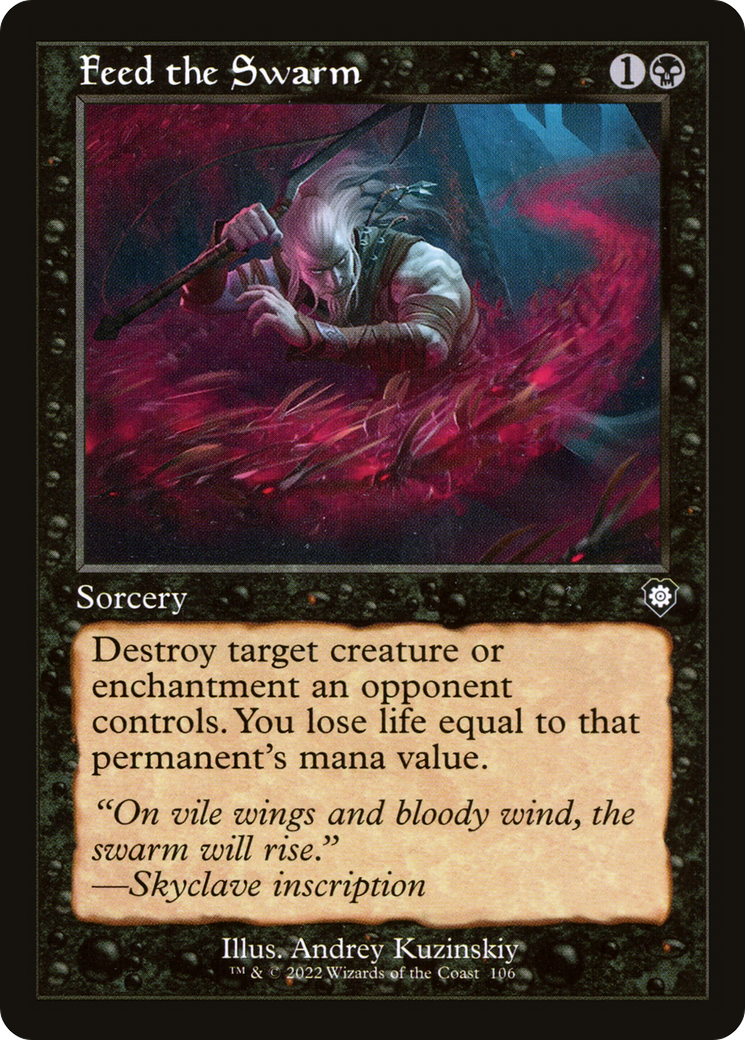 Feed the Swarm (Retro Frame) (BRC-106) - The Brothers' War Commander