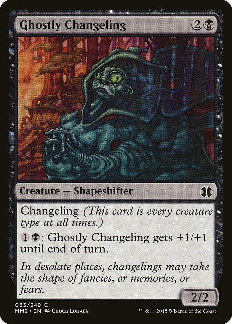 Ghostly Changeling (MM2-083) - Modern Masters 2015