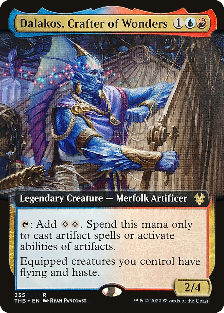 Dalakos, Crafter of Wonders (Extended Art) (THB-335) - Theros Beyond Death: (Extended Art) Foil