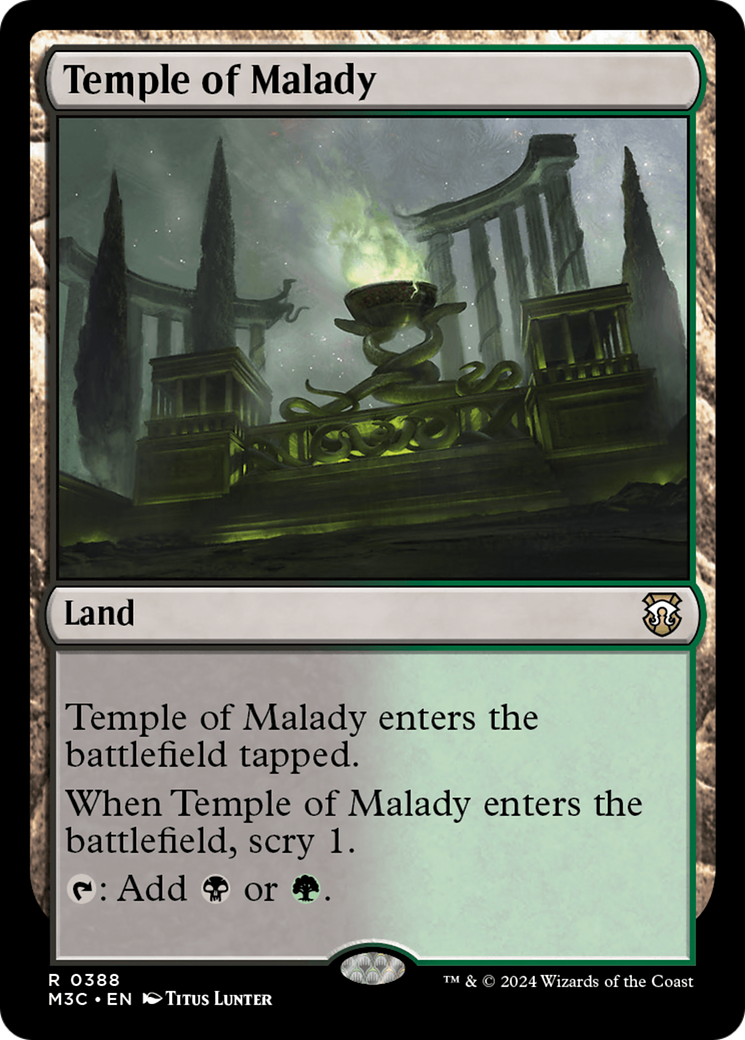 Temple de la maladie (M3C-388) - Commandant de Modern Horizons 3