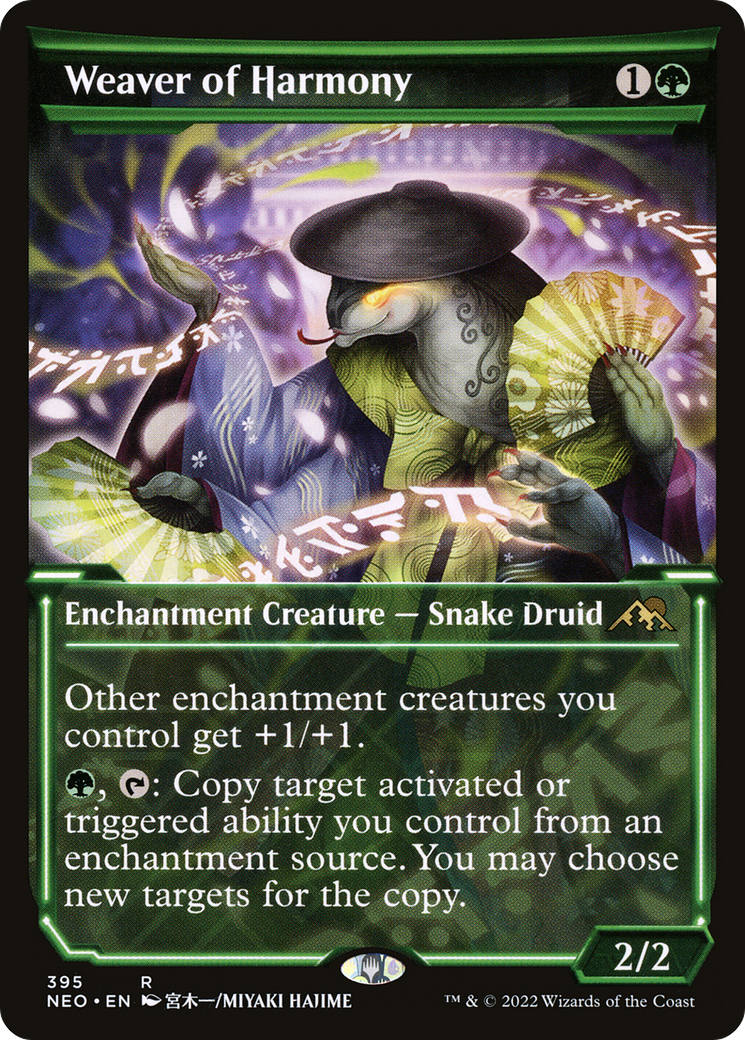Tisserand d'harmonie (NEO-395) - Kamigawa : Neon Dynasty : (Vitrine)