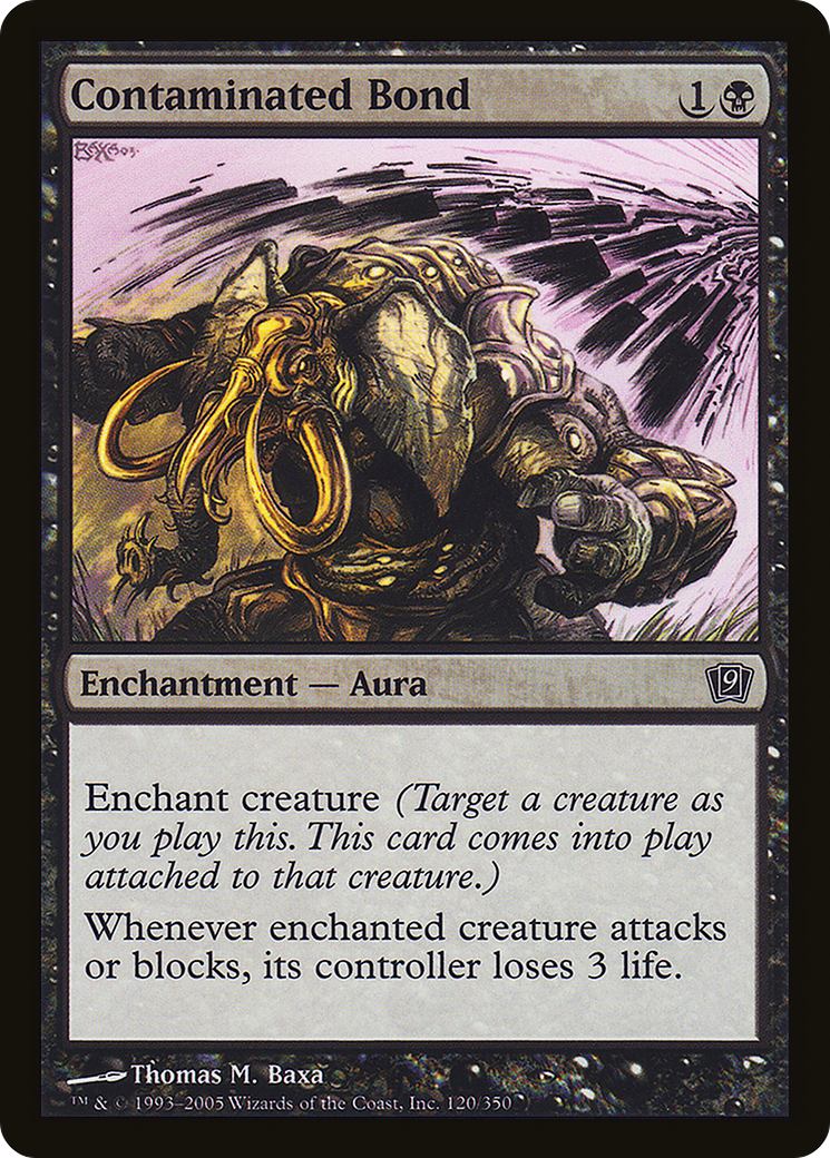 Contaminated Bond (9ED-120★) - Ninth Edition Foil