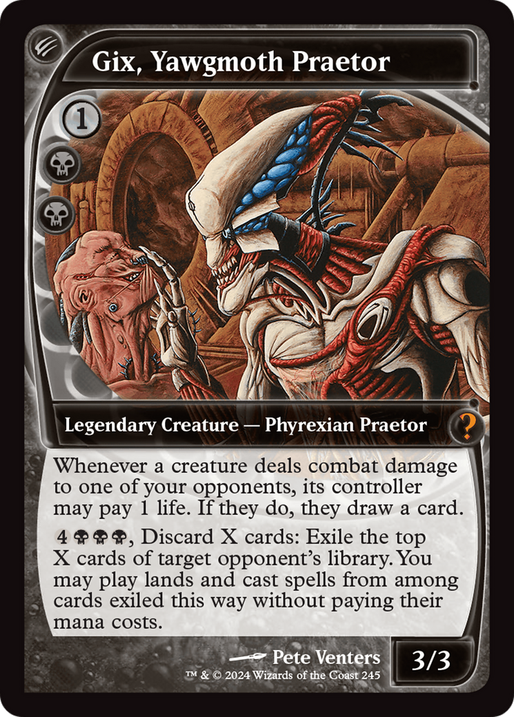 Gix, Yawgmoth Praetor (MB2-245) - Mystery Booster 2 Foil