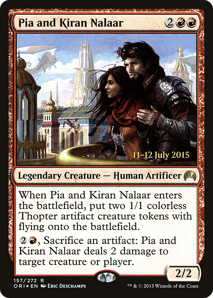 Pia and Kiran Nalaar (PRE-157S) - Magic Origins Promos Foil