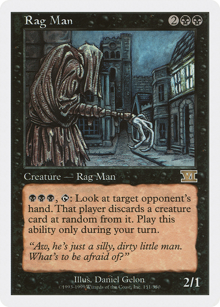 Rag Man (6ED-151) - Sixième édition classique