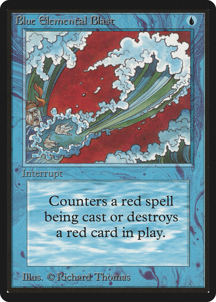 Blue Elemental Blast (LEB-050) - Limited Edition Beta