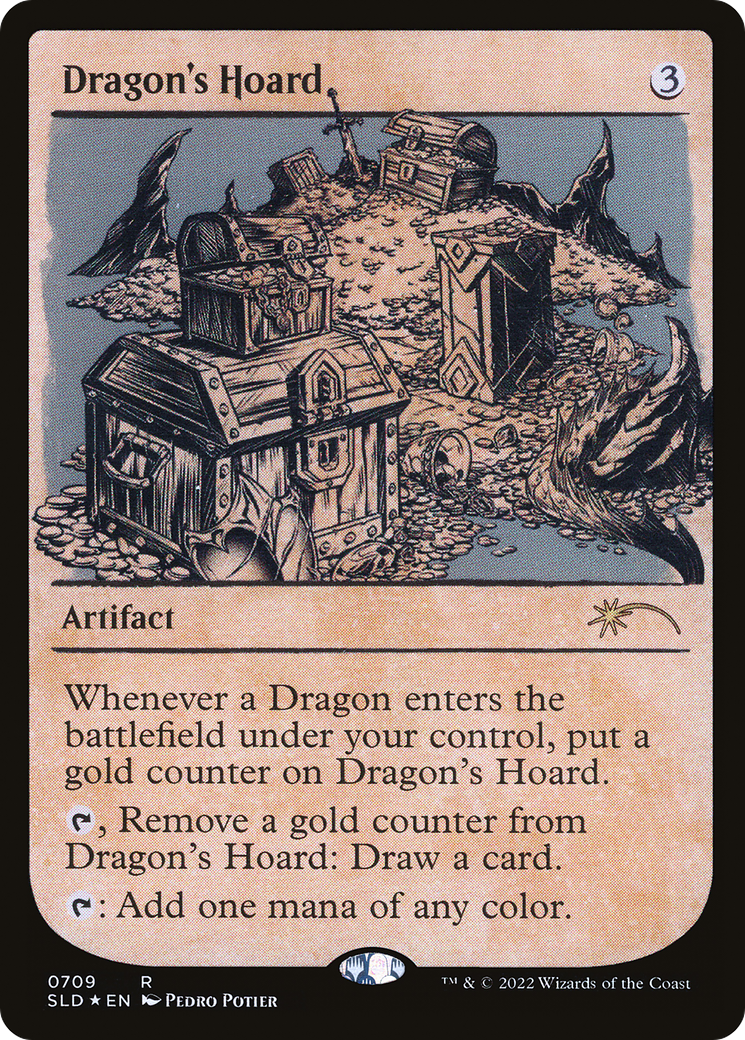 Dragon's Hoard (Showcase) (SLD-709) - Secret Lair Drop: (Showcase) Foil