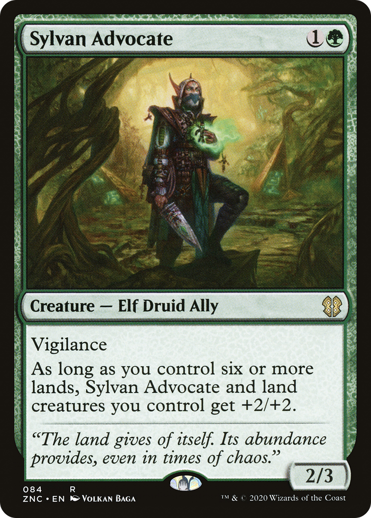 Sylvan Advocate (ZNC-084) - Zendikar Rising Commander