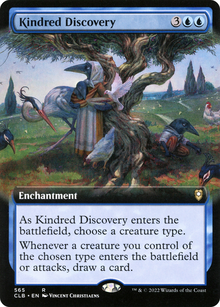 Kindred Discovery (CLB-565) - Commander Legends : La Bataille de Baldur's Gate (Illustrations détaillées)