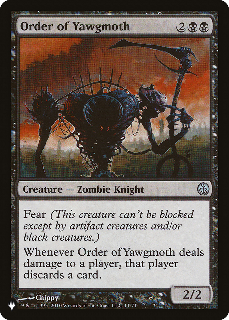 Order of Yawgmoth (LIST-DDE-11) - The List