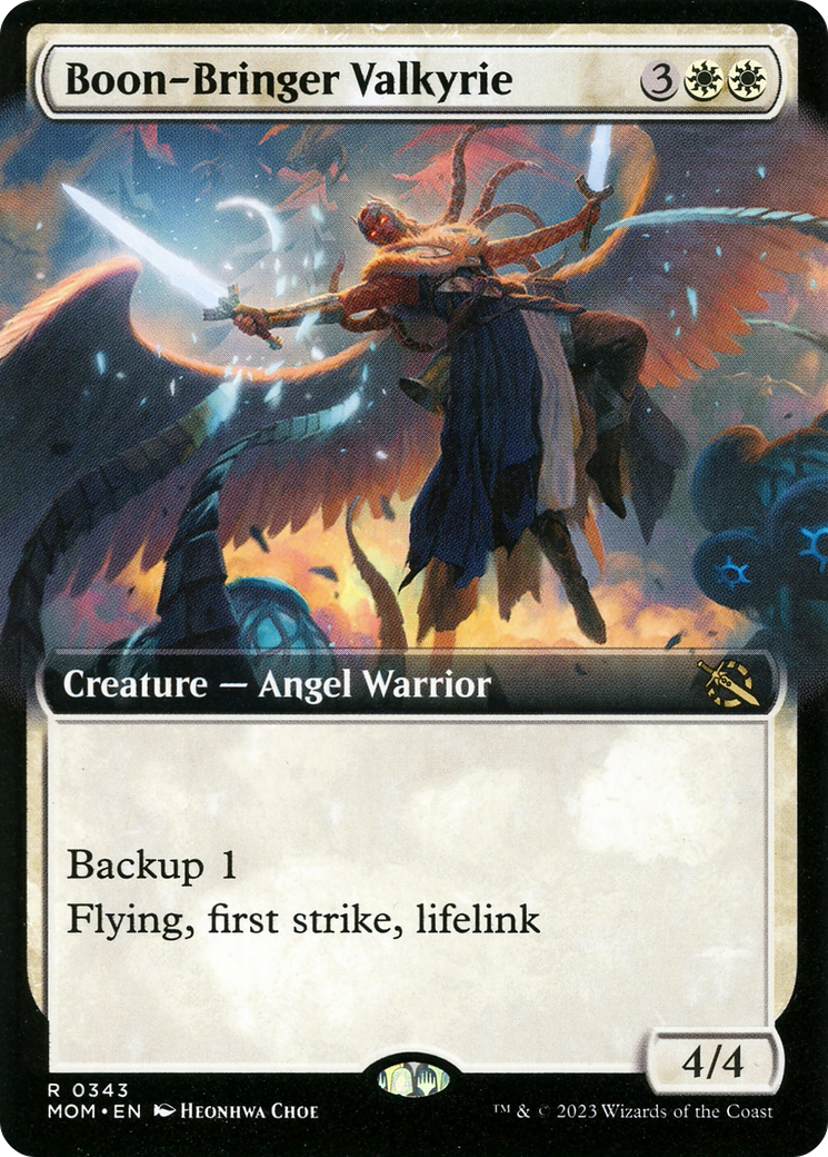 Boon-Bringer Valkyrie (Extended Art) (MOM-343) - March of the Machine: (Extended Art)