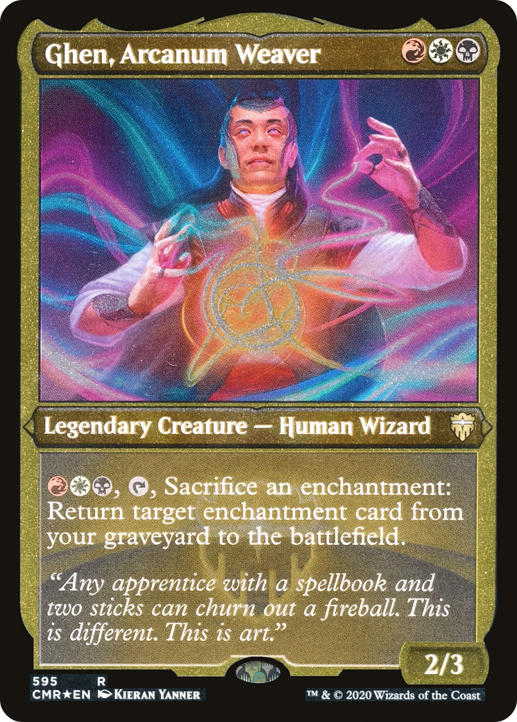Ghen, tisserand d'Arcanes (CMR-595) - Commander Legends Etched Foil