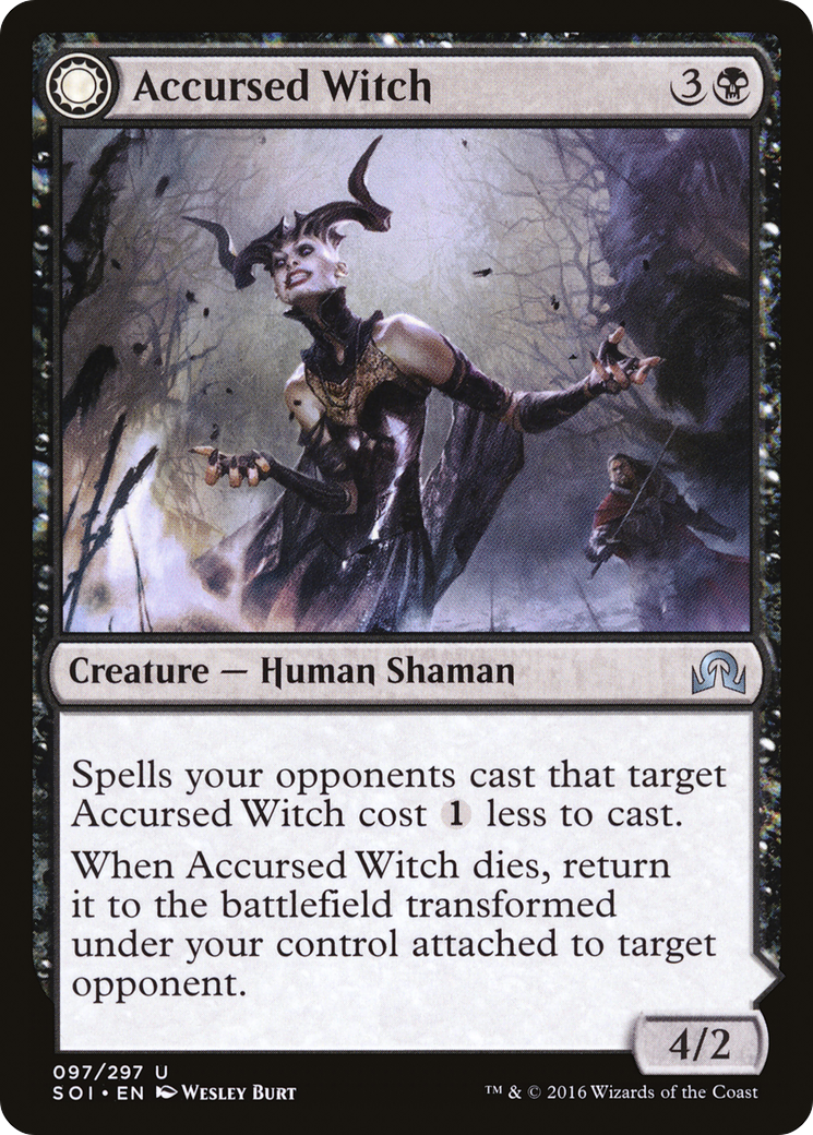 Accursed Witch (SOI-097) - Shadows over Innistrad: (Double Faced Transform) Foil