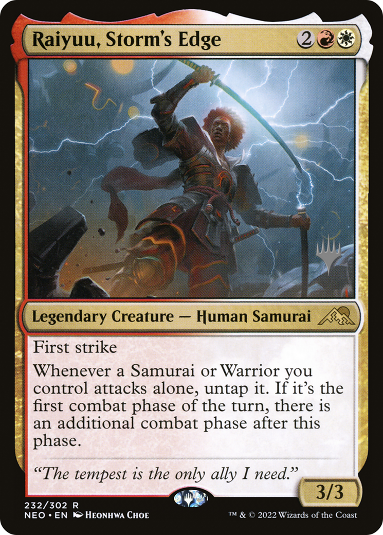 Raiyuu, Storm's Edge (PNEO-232P) - Kamigawa : Neon Dynasty Promos Foil