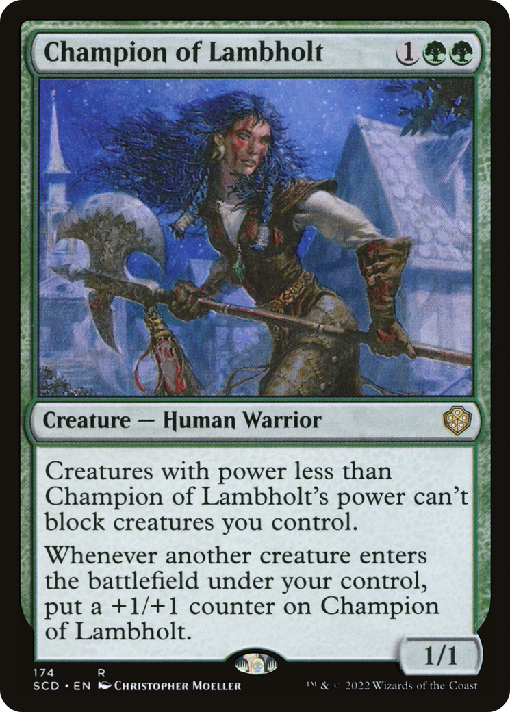 Champion of Lambholt (SCD-174) - Starter Commander Decks