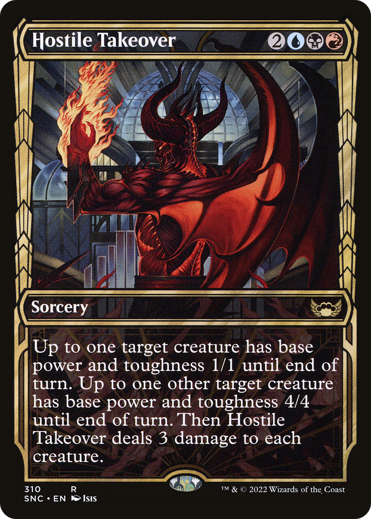 OPA hostile (SNC-310) - Rues de New Capenna : (Vitrine) Feuille