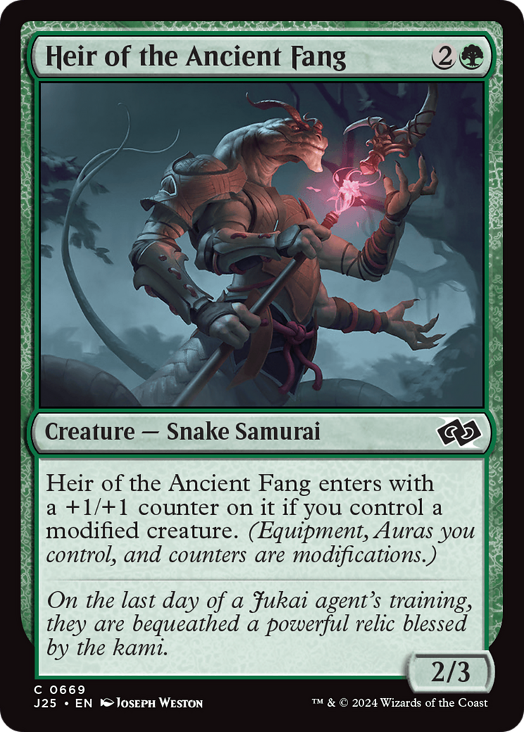 Heir of the Ancient Fang (J25-669) - Foundations Jumpstart