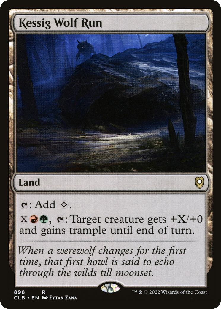 Kessig Wolf Run (CLB-898) - Commander Legends : La Bataille de Baldur's Gate
