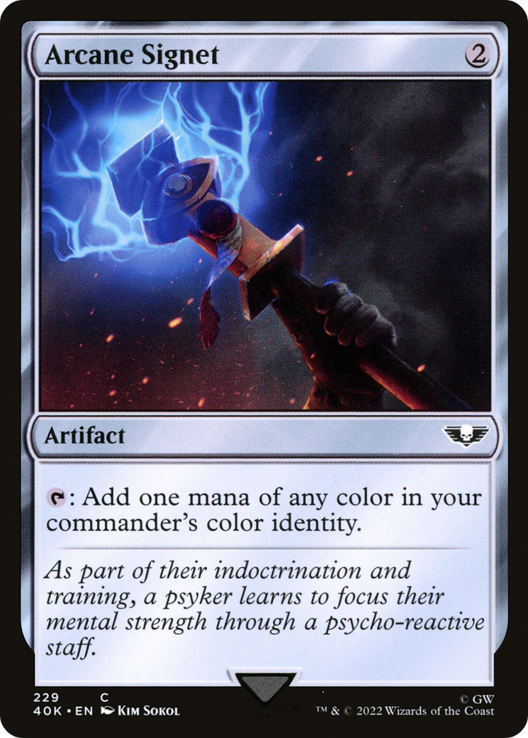 Sceau des Arcanes (40K-229) - Commandant Warhammer 40,000