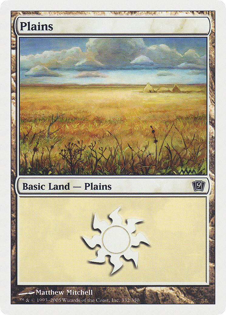 Plains (9ED-332) - Neuvième édition