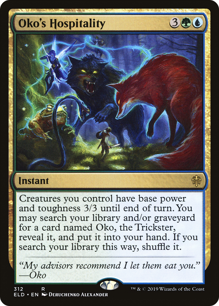 Oko's Hospitality (ELD-312) - Throne of Eldraine