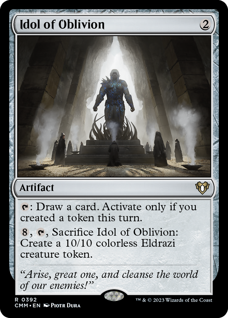 Idole de l'Oblivion (CMM-392) - Commander Masters Foil