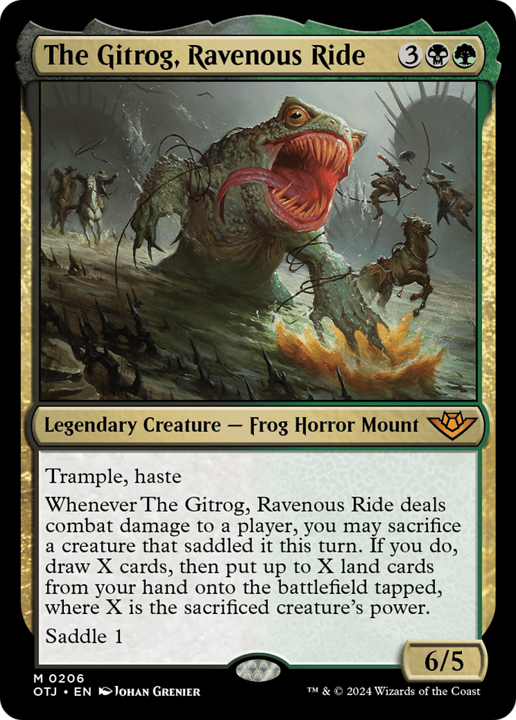 Le Gitrog, chevauchée vorace (OTJ-206) - Outlaws of Thunder Junction Foil