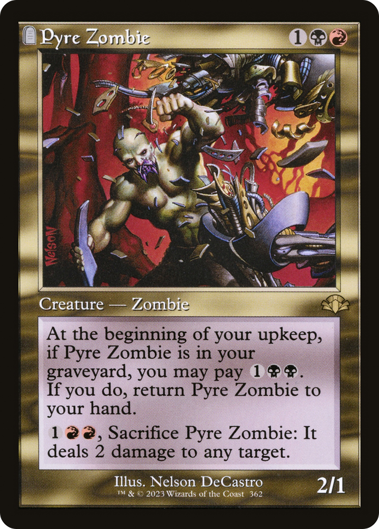 Pyre Zombie (DMR-362) - Dominaria Remastered : (pierre tombale)
